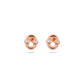 Umlaut Diamond Detail Stud Earrings