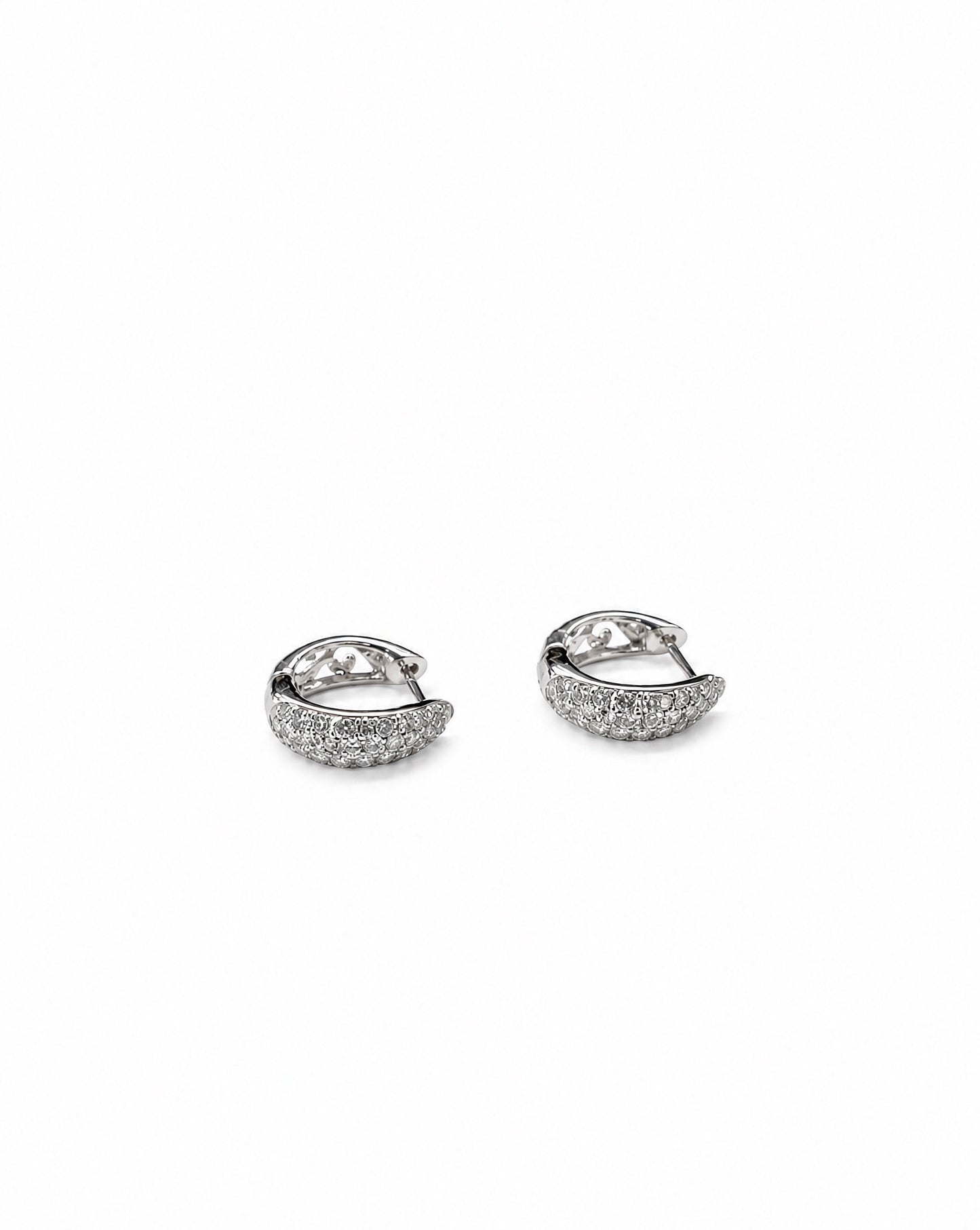 Silhouette Huggie Earrings
