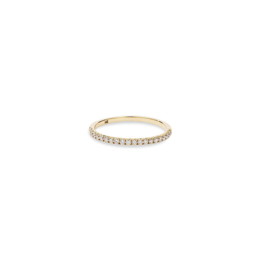 Half Diamond Eternity Ring