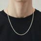Thin Silver Umlaut Link Necklace