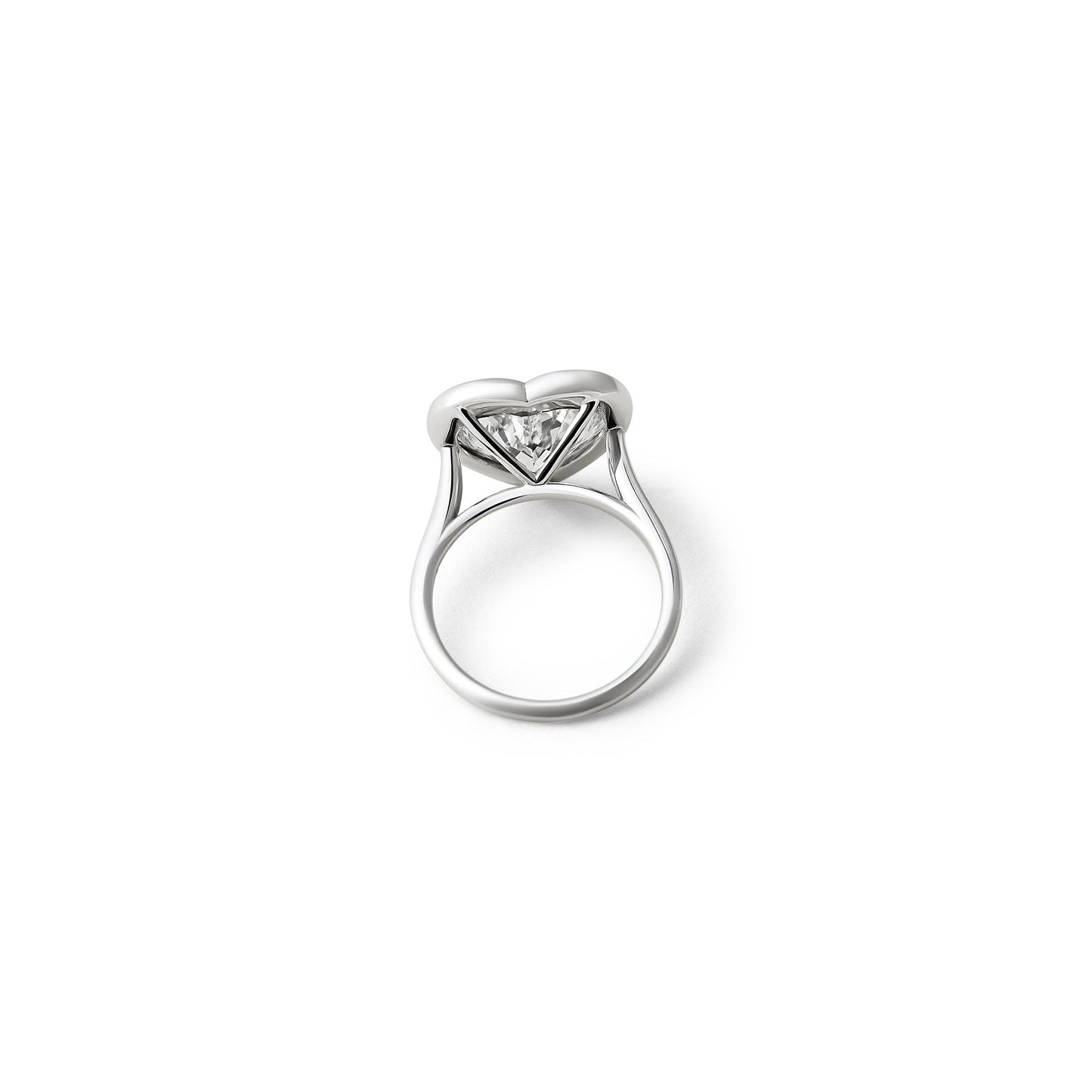 BIG DIAMOND HEART RING